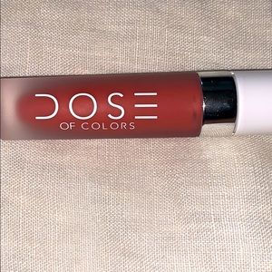 Dose of color matte lipstick in campfire